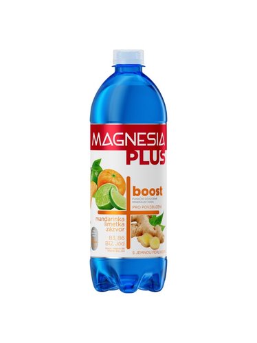 Magnesia Plus Boost mandarinka + limetka + zzvor 0,7 l