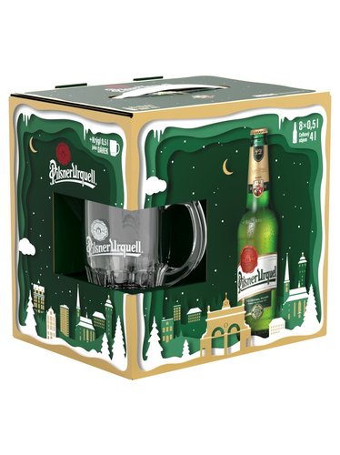 Pilsner Urquell 8 x 0,5 l + krgl