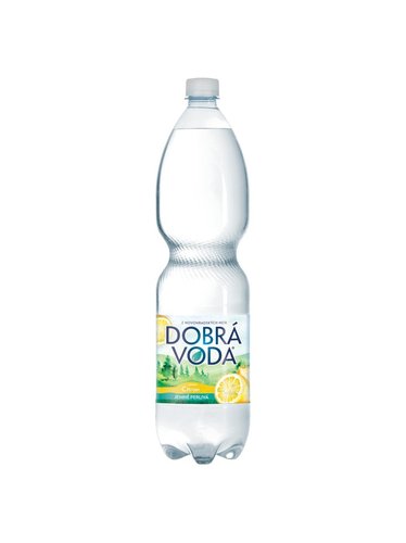 Dobr voda jemn perliv citron 1,5l