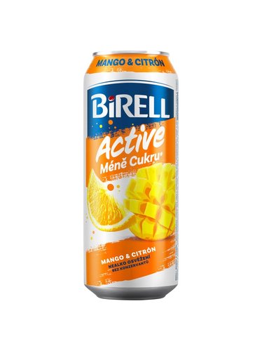 Birell Active  Mango &amp; citron mn cukru 0,5 l
