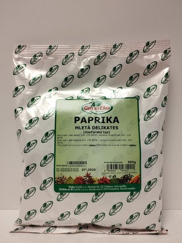 Paprika mlet Delikates (maarsk typ) 170/110 ASTA 500 g GurmEko