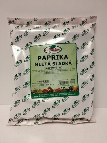 Gurmeko Paprika sladk - maarsk typ 500 g ASTA 80-60
