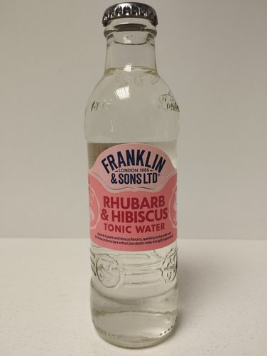 Indian Tonic water Franklin Rhubarb &amp; Hibiscus 0,2 l