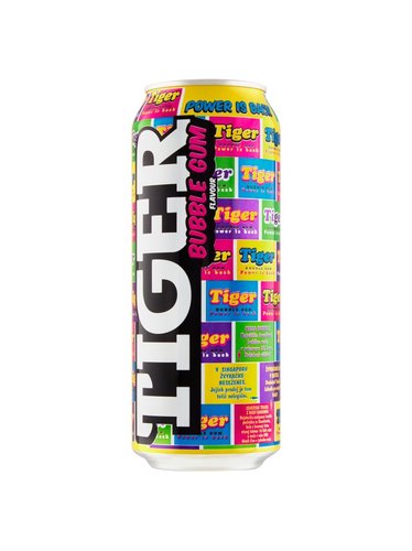 Tiger Bubble Gum energy dring 0,5 l