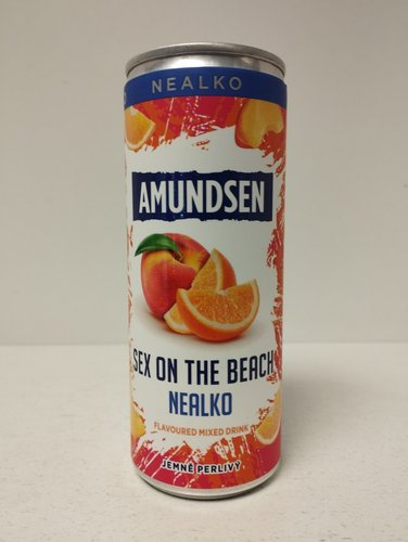 Amundsen Sex on the beach 0% 0,25l  jemn perliv - s pchut pomerane a broskve