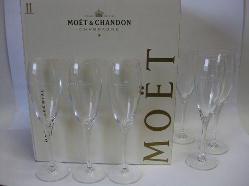 Met &amp; Chandon Imprial Brut 6x 0,75 l + 6x sklo