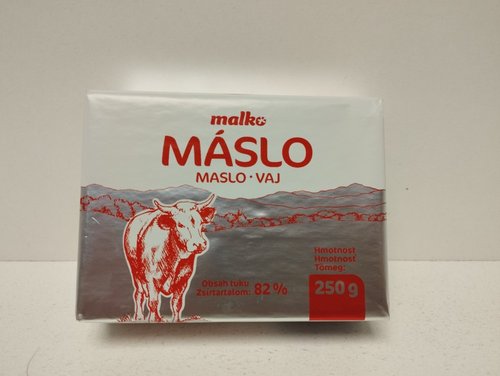 Mslo Malko 82% 250 g