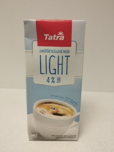Tatra Light 40% tuku - zahutn neslazen mlko 340g