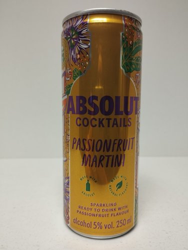 Absolut cocktails Passionfruit Martini 5% 0,25 l