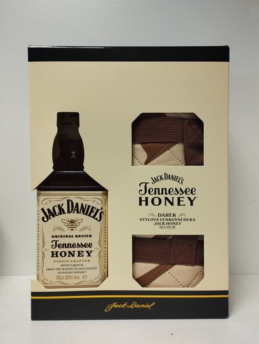 Jack Daniels honey 35% 0,7 l + deka