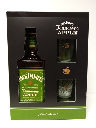 Jack Daniels Tennessee Apple 35% 0,7 l + 2x sklenika