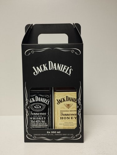 Jack Daniels DUO pack (1x No.7 40% 0,35 l + 1x Honey 35% 0,35 l)
