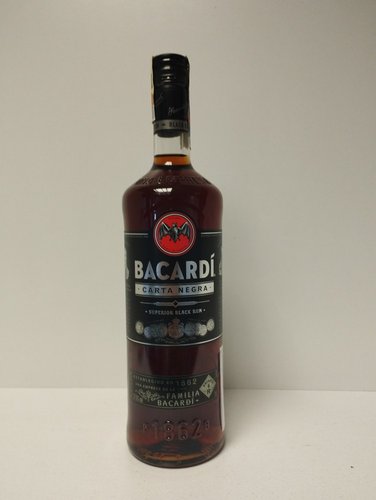 Bacardi Carta Negra 37,5% 1 l