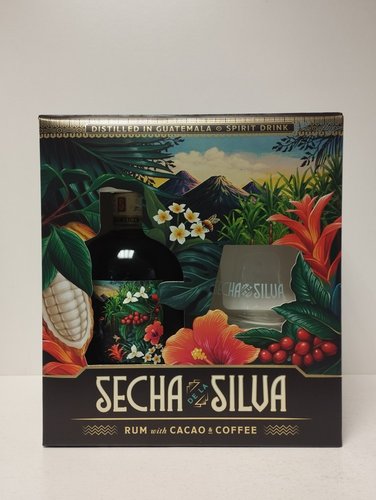 Secha de la Silva 40% 0,7 l + sklenika