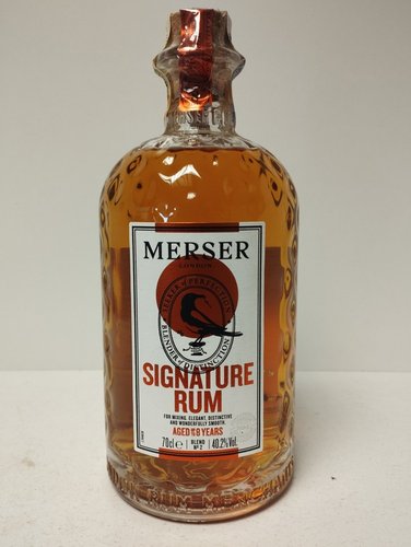 Merser &amp; Signature Rum 40,2% 0,7 l