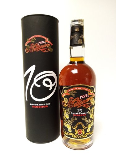 Rum Ron Millonario 10 let 40% 0,7 l + tuba
