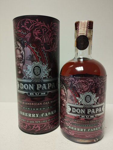 Don Papa Sherry Cask 45% 0,7l + tuba