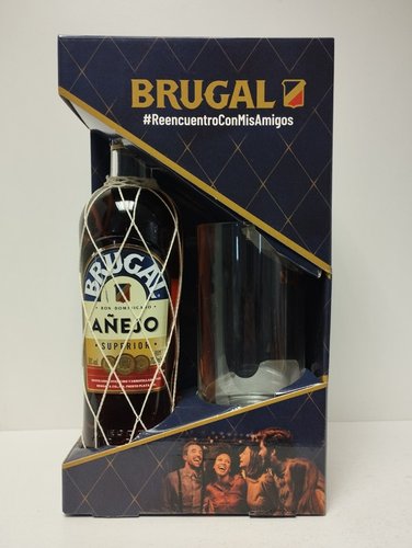 Brugal Aejo Superior 38% 0,7 l + sklenika