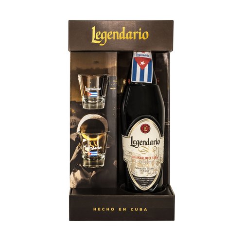 Legendario Elixir de Cuba 7 years 34% 0,7 l + 2 x pank
