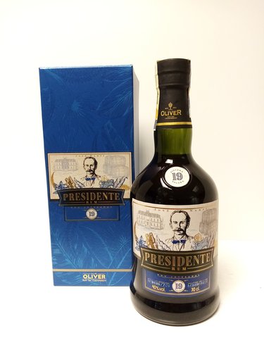 Presidente 19 let 40% 0,7 l new 2021 + krabika