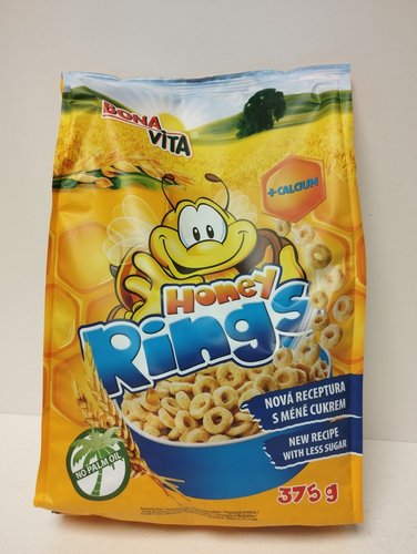 Honey rings vcezrnn krouky s medem 375 g