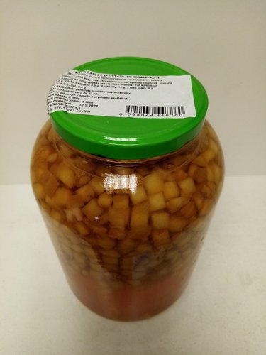 Broskvov kompot kostky 3,5 kg Severofrukt