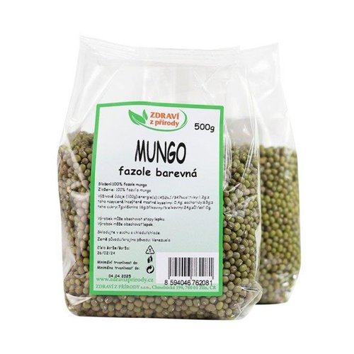 Fazole mungo barevn 500g Zdrav z prody