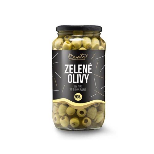 Olivy zelen bez pecky ve slanm nlevu 935 g