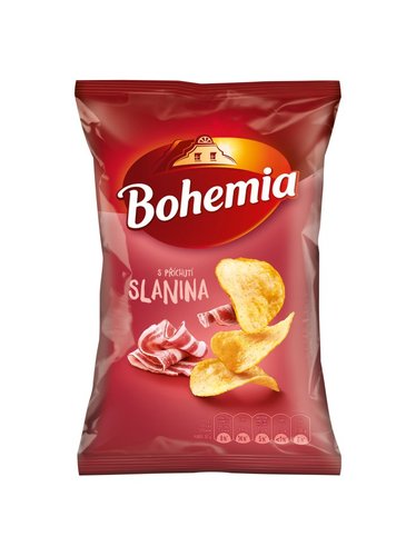 Bohemia Chips s pchut slaniny 60g