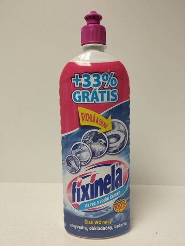 Fixinela WC isti 500 ml + 33% zdarma