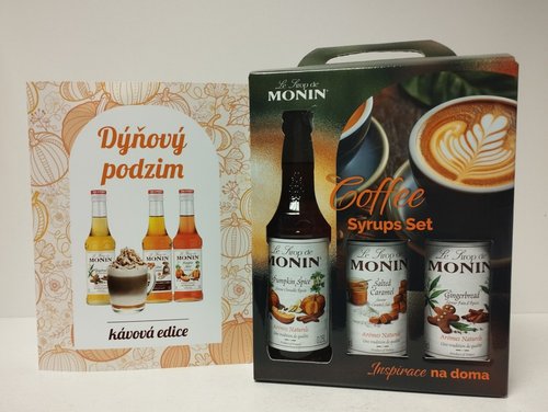 Monin set Dov podzim 3 x 0,25 l(dn, slan karamel, pernk) Kvov edice