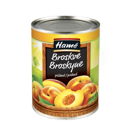 Broskve plen loupan 820g Ham