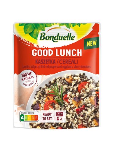 Good Lunch Cereali  - bulgur, ern oka beluga, gril. zelenina, cherry rajata 250g Bonduelle