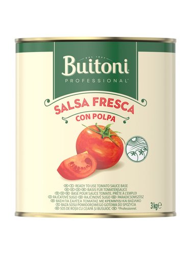 Buitoni Salsa Fresca Con Polpa - rajata drcen 3 kg