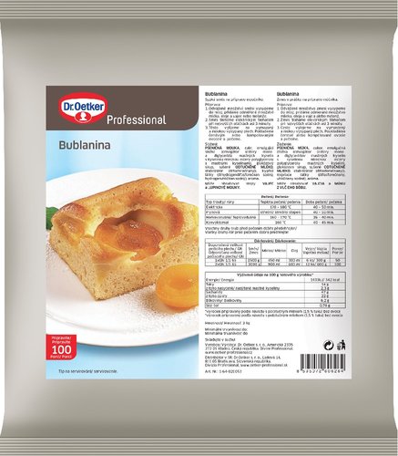 Bublanina 3 kg Dr.Oetker