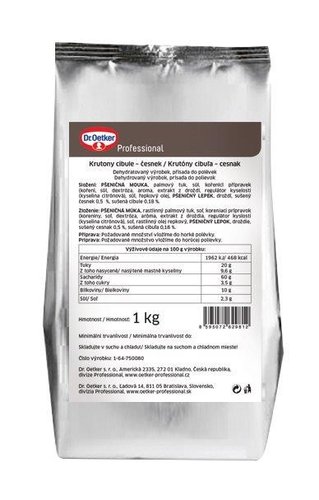 Krutony cibule esnek psada do polvky 1kg