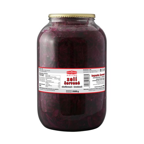 Zel erven sterilovan krouhan 3,5 kg Podravka
