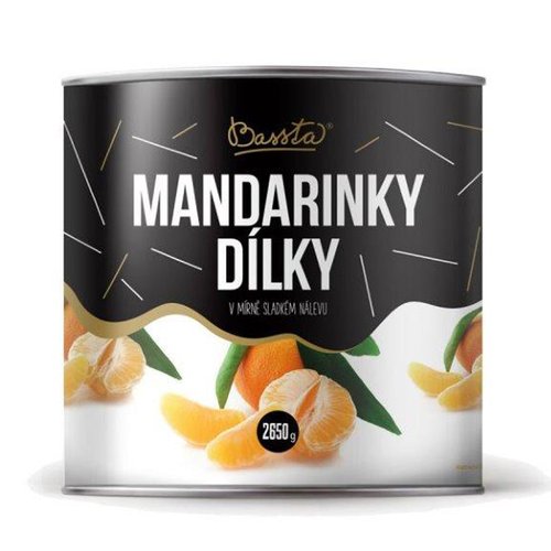 Mandarinky dlky v mrn sladkm nlevu 2600g