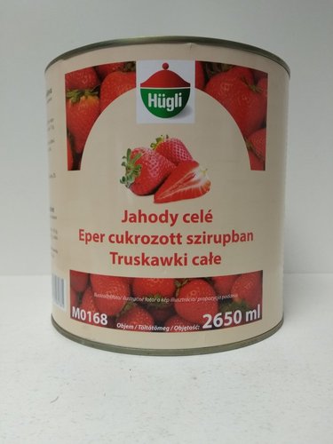 Jahody cel ve sladkm nlevu 2650 ml Hgli