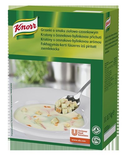 Krutony esnekovo-bylinkov 700 g Knorr