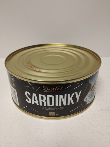 Sardinky ve slunenicovm oleji 855 g