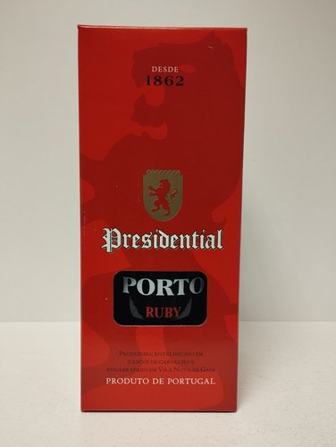 Porto Presidential Ruby 19% 0,75 l